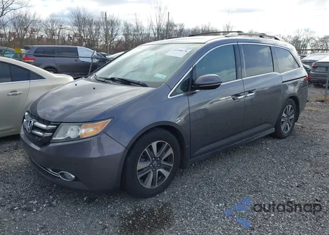 2015 Honda Odyssey Touring/Touring Elite from USA, damaged, VIN 5FNRL5H96FB115517